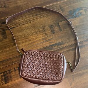 Madewell woven crossbody bag